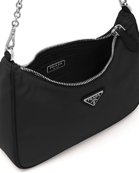 borsa prada nylon catena|prada nylon bags for women.